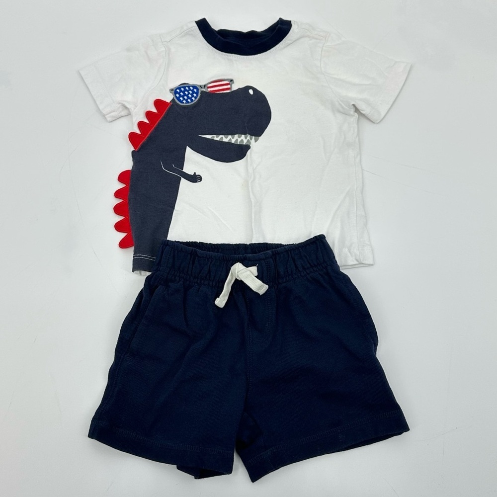Old Navy and Gymboree Patriotic Baby Outfit Set Size 6-12 Months - Picture 4 of 11